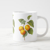 ヴィンテージフードフルーツアプリコットピーチバイルドート ジャンボコーヒーマグカップ (右)