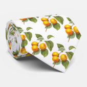 ヴィンテージフードフルーツアプリコットピーチバイルドート ネクタイ (ロール)