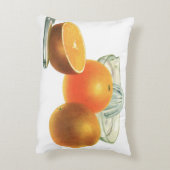 ヴィンテージフードフルーツ熟オレンジ果肉朝食 アクセントクッション (裏面(縦))