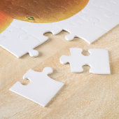 ヴィンテージフードフルーツ熟オレンジ果肉朝食 ジグソーパズル (側面)