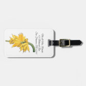 ヴィンテージフードフルーツ、トロピカルバナナby Redoute ラゲッジタグ (正面横)