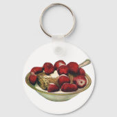 ヴィンテージフードヘルシーブレックファーストシリアルイチゴ キーホルダー (正面)