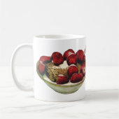 ヴィンテージフードヘルシーブレックファーストシリアルイチゴ コーヒーマグカップ (左)