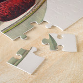 ヴィンテージフードヘルシーブレックファーストシリアルイチゴ ジグソーパズル (側面)