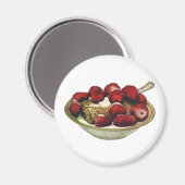 ヴィンテージフードヘルシーブレックファーストシリアルイチゴ マグネット (正面/裏面)