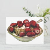 ヴィンテージフードヘルシーブレックファーストシリアルイチゴ 招待状 (スタンド正面)