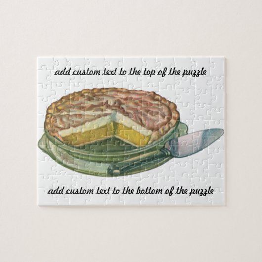 ヴィンテージフードレモンメレンゲパイデザート ジグソーパズル (横)