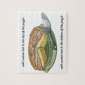 ヴィンテージフードレモンメレンゲパイデザート ジグソーパズル (縦)