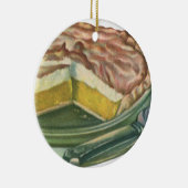 ヴィンテージフードレモンメレンゲパイデザート セラミックオーナメント (右)