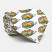 ヴィンテージフードレモンメレンゲパイデザート ネクタイ (ロール)