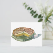 ヴィンテージフードレモンメレンゲパイデザート ポストカード (スタンド正面)