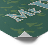 ヴィンテージフード山旅行ポスター ポスター (角)