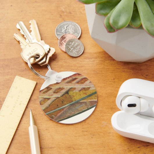 ヴィンテージフード、デザート、感謝祭かぼちゃパイ キーホルダー (デスク)