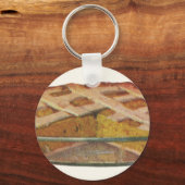 ヴィンテージフード、デザート、感謝祭かぼちゃパイ キーホルダー (正面)