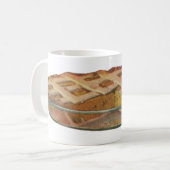 ヴィンテージフード、デザート、感謝祭かぼちゃパイ コーヒーマグカップ (正面左)