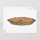 ヴィンテージフード、デザート、感謝祭かぼちゃパイ シーズンポストカード (正面/裏面)