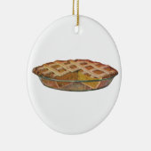 ヴィンテージフード、デザート、感謝祭かぼちゃパイ セラミックオーナメント (右)