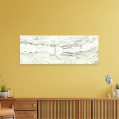 ヴィンテージフーバーダムの地図（1930年） キャンバスプリント (インサイチュ (リビング))