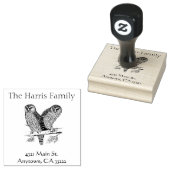 ヴィンテージフールイラストレーション パーソナライズされた ラバースタンプ (押印)