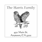 ヴィンテージフールイラストレーション パーソナライズされた ラバースタンプ (インプリント)