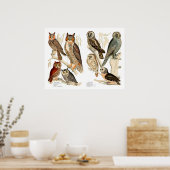 ヴィンテージフールプリント ポスター (キッチン)