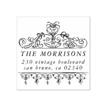 ヴィンテージフ縁どライシファミリー名差出人住所