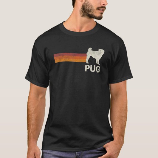 ヴィンテージプー レトロ ママ バパ 犬 Tシャツ (正面)