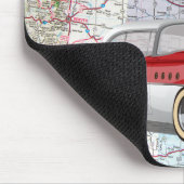 ヴィンテージブイックオンロードマップ マウスパッド (コーナー)