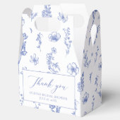 ヴィンテージブエレガントルーチノイスリーブライダルシャワー フェイバーボックス (オープン)