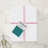 ヴィンテージブカスタムルーバッファローチェックプライドホリデイ ギフトタグ (より糸付き)