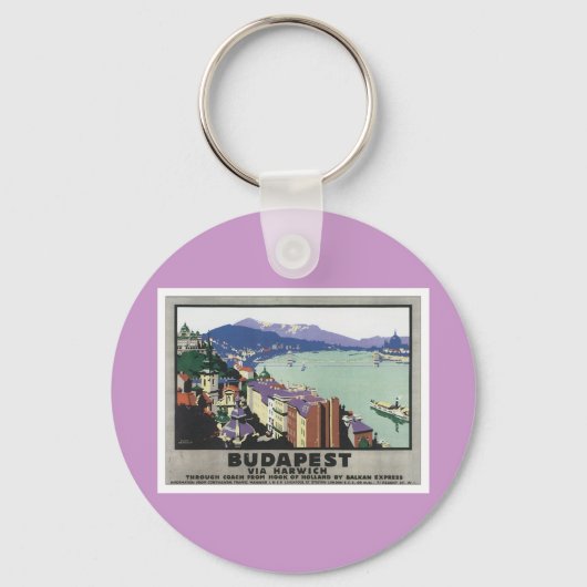 ヴィンテージブダペストハンガリー キーホルダー (正面)