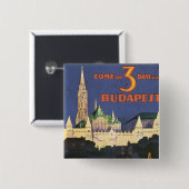 ヴィンテージブダペスト 缶バッジ (正面&裏面)