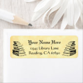 ヴィンテージブッカスタムク差出人住所フェイク羊皮紙 ラベル (インサイチュ)