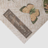 ヴィンテージブックと蝶の切り離し 薄葉紙 (詳細)