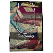 ヴィンテージブックの背景 ミディアムペーパーバッグ (正面)