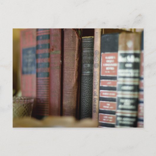 ヴィンテージブックへの愛 ポストカード (正面)