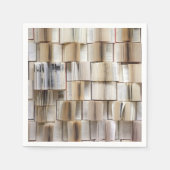 ヴィンテージブックを開く スタンダードカクテルナプキン (正面)