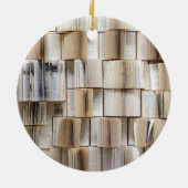 ヴィンテージブックを開く セラミックオーナメント (裏面)