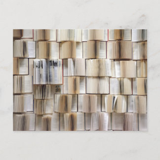 ヴィンテージブックを開く ポストカード