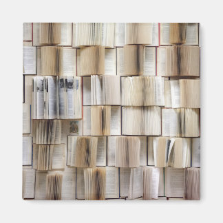 ヴィンテージブックを開く マグネット