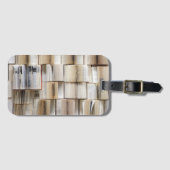 ヴィンテージブックを開く ラゲッジタグ (正面横)