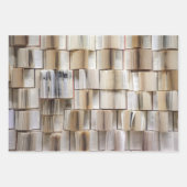 ヴィンテージブックを開く ラッピングペーパーシート (正面2)