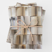 ヴィンテージブックを開く ラッピングペーパーシート (インサイチュ)