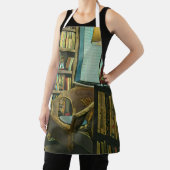 ヴィンテージブックアートワーク エプロン (インサイチュ)
