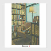 ヴィンテージブックアートワーク シール (シート)