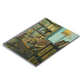 ヴィンテージブックアートワーク ノートブック (左側)