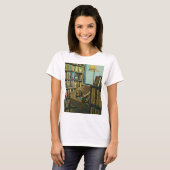 ヴィンテージブックアートワーク Tシャツ (正面フル)