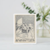 ヴィンテージブックイラストレーションウィンケンブリンケンノド ポストカード (スタンド正面)