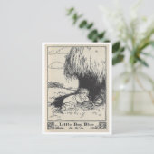 ヴィンテージブックイラストレーションリトルボーイブルー ポストカード (スタンド正面)