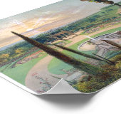 ヴィンテージブックイラストレーション ポスター (角)